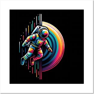 Geometric Astronaut Odyssey Posters and Art